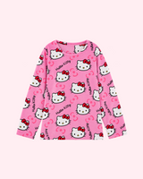 Hello Kitty Soft Pink Pajama Top