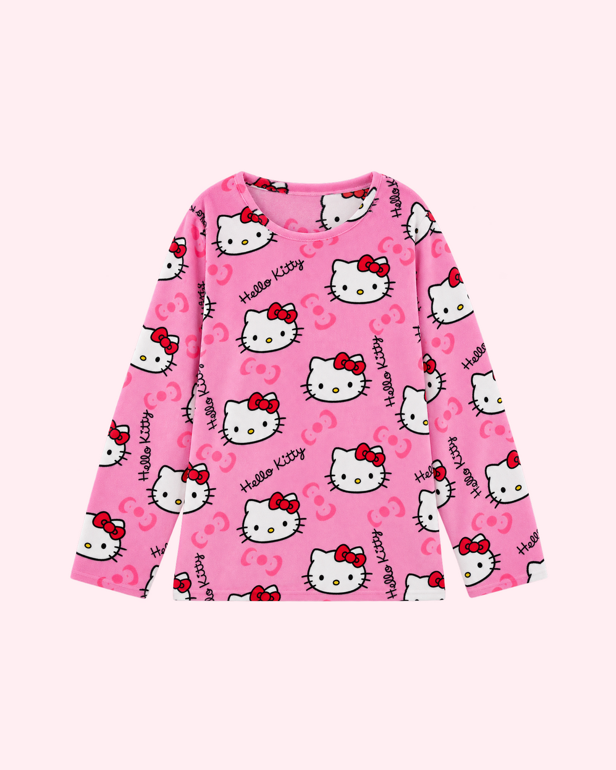 Hello Kitty Soft Pink Pajama Top
