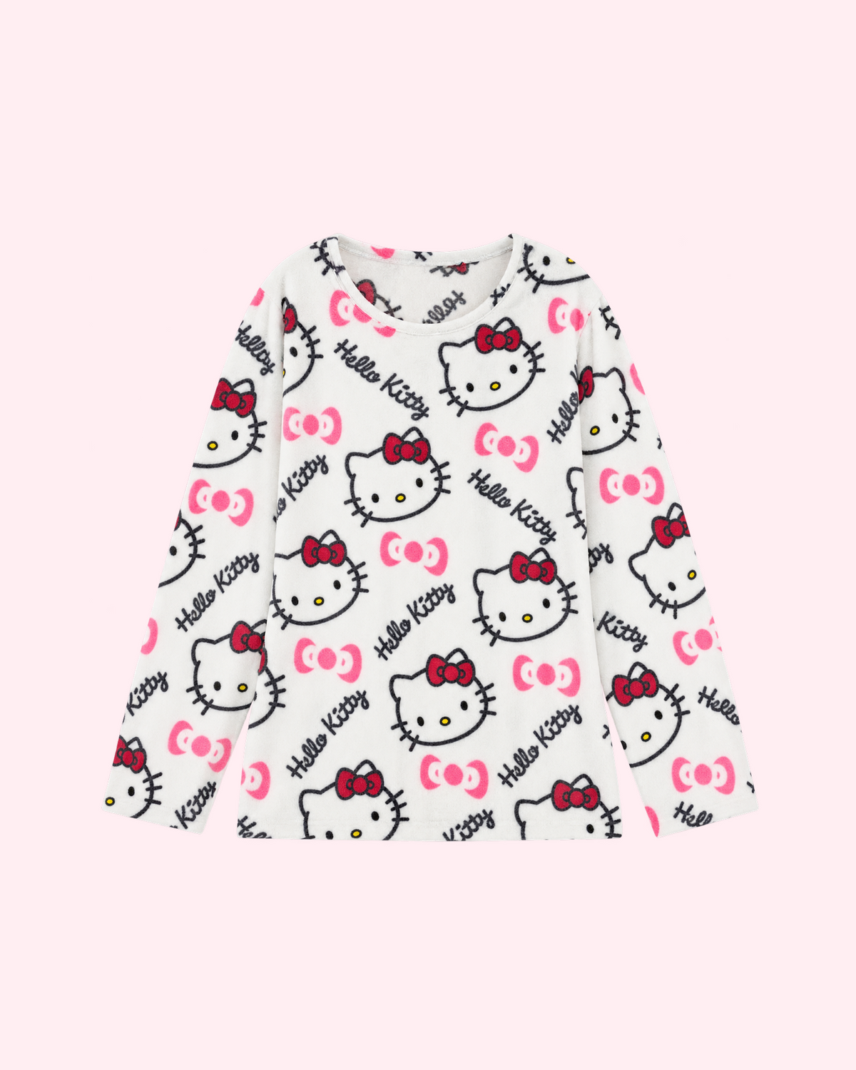 Hello Kitty White Pajama Top
