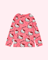 Hello Kitty Coral Pink Pajama Top