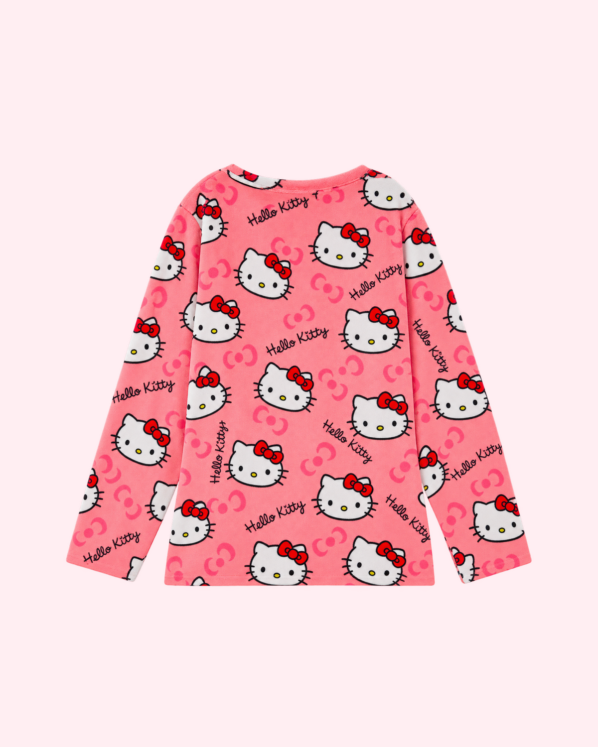 Hello Kitty Coral Pink Pajama Top