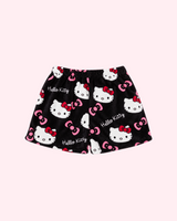 Hello Kitty Pajama Shorts – Black & Pink Bows