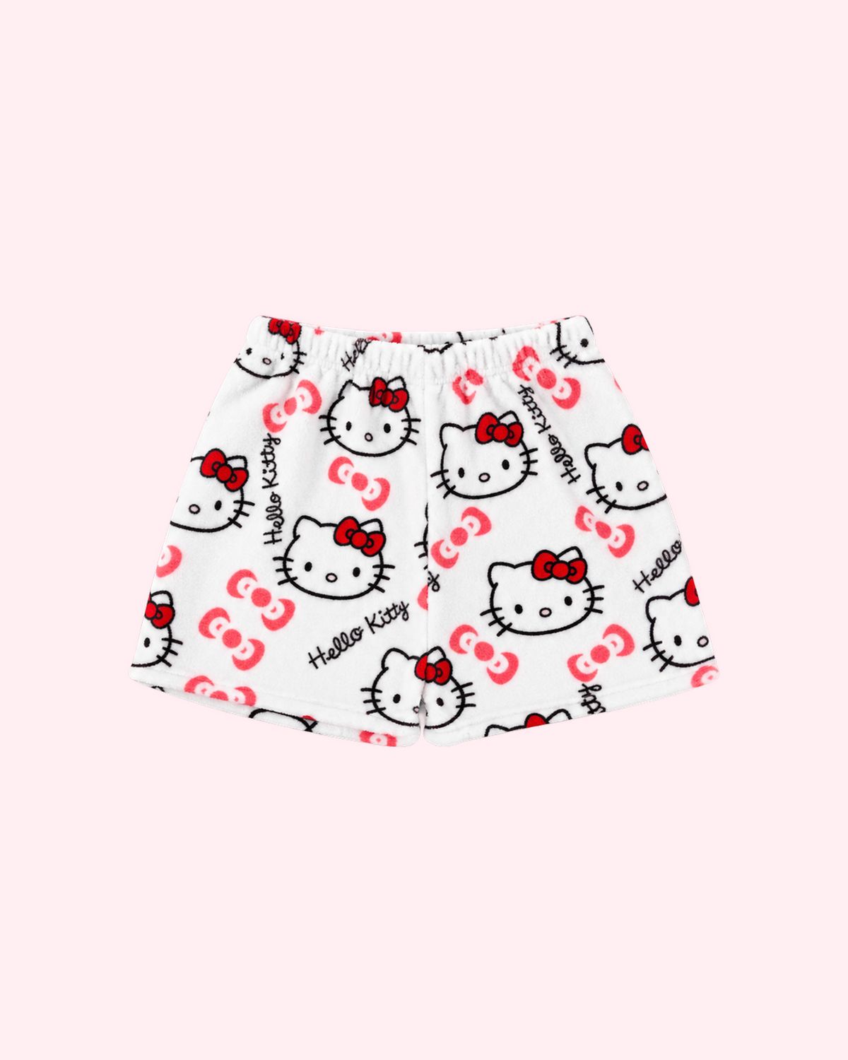 Hello Kitty Pajama Shorts – White