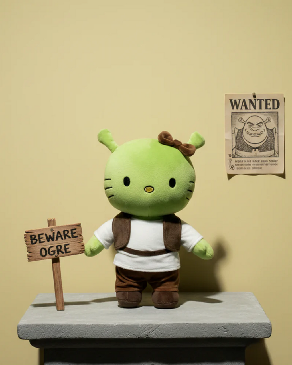 Shrek x Hello Kitty Plush