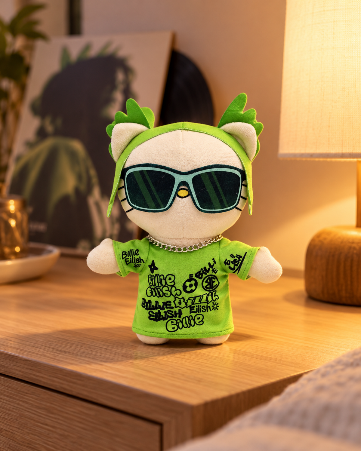 Billie Eilish x Hello Kitty Plush — styled scene 2