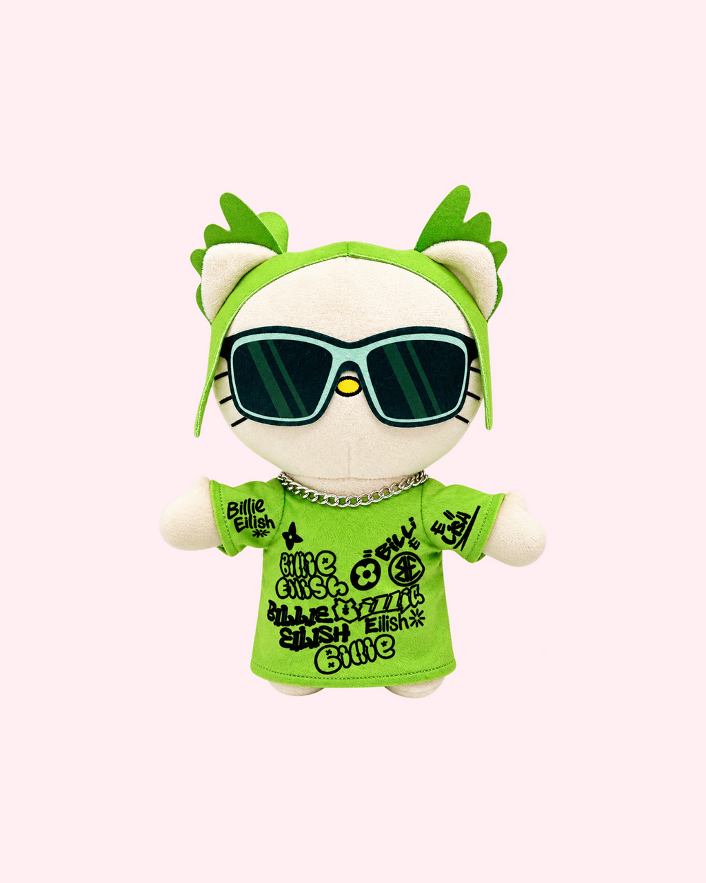 Billie Eilish x Hello Kitty Plush — front view