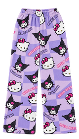 Hello Kitty & Kuromi Purple Pajama Pants