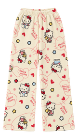 Hello Kitty Cream Hearts Pajama Pants