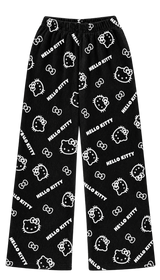 Hello Kitty White Outline Pajama Pants
