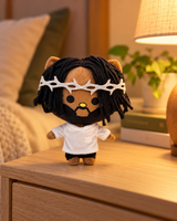 Kendrick Lamar x Hello Kitty Plush — White Outfit — styled scene 2