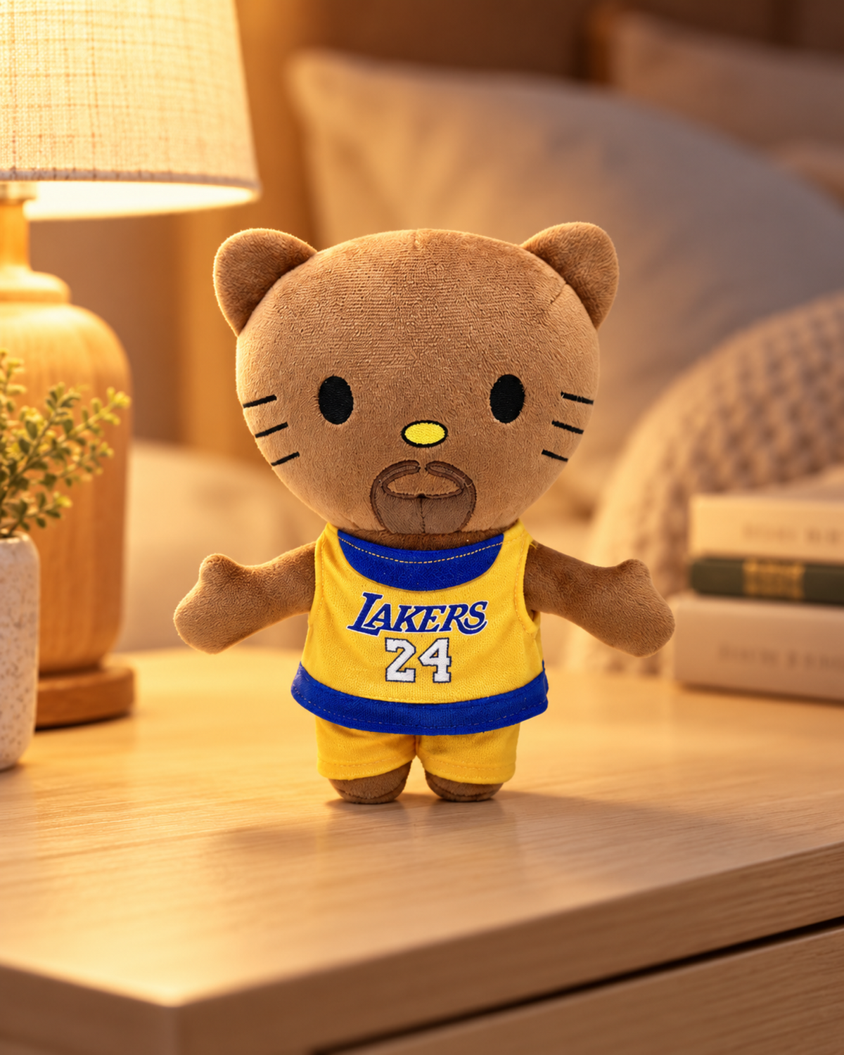 Kobe Bryant x Hello Kitty Plush — styled scene 2