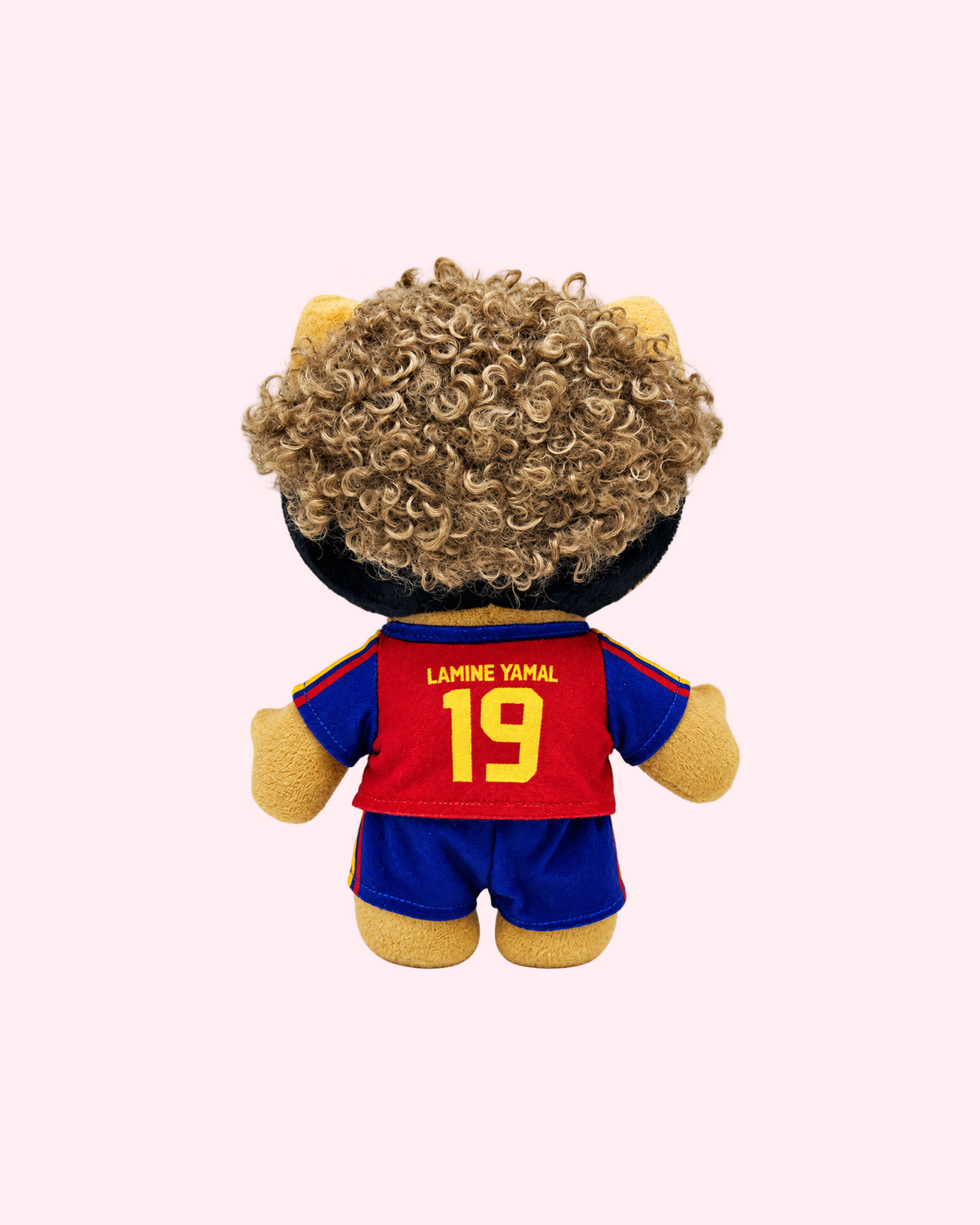 Lamine Yamal Hello Kitty plush — back view