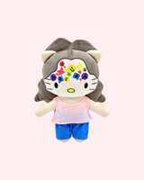Olivia Rodrigo x Hello Kitty Plush — SOUR — front view