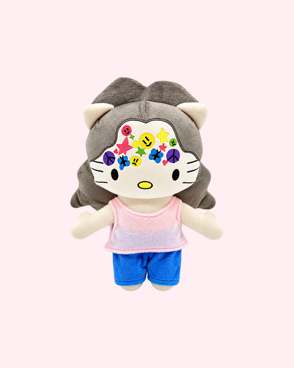Olivia Rodrigo x Hello Kitty Plush — SOUR — front view