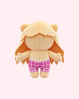 Sabrina Carpenter x Hello Kitty Plush — Pink Shorts — reconstructed rear view