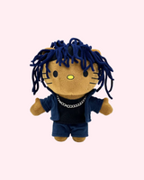 The Weeknd x Hello Kitty Plush — Blue Hair — front view