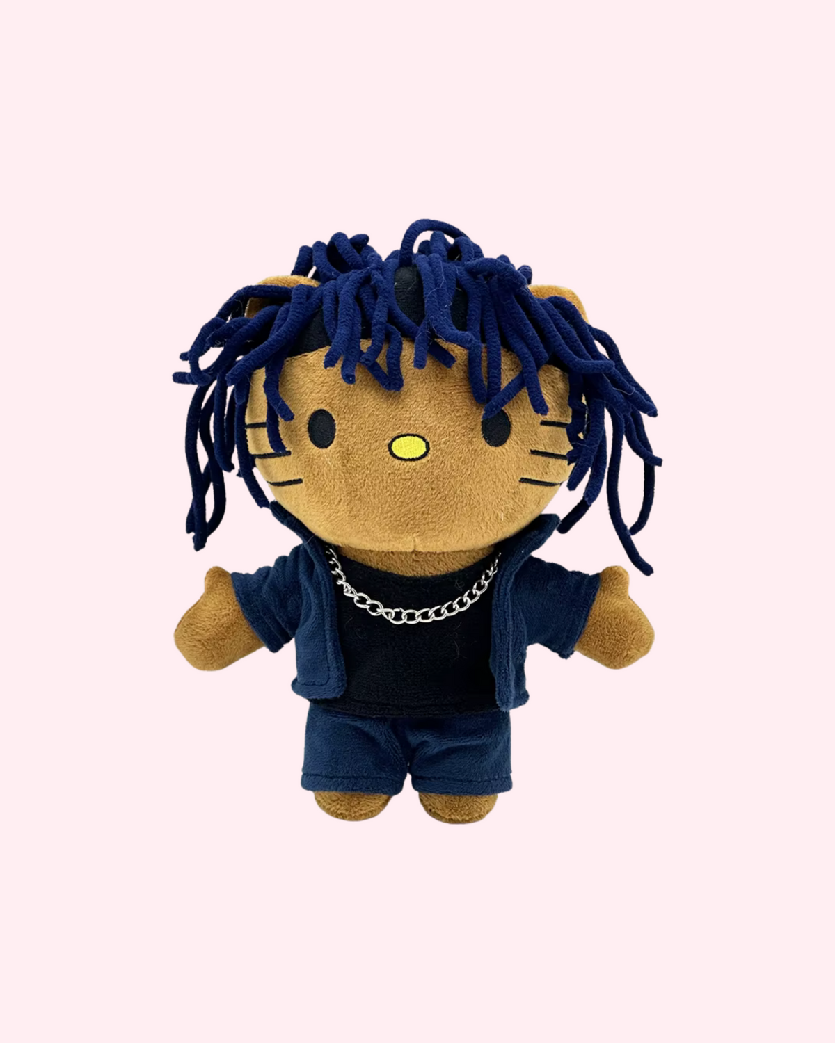 The Weeknd x Hello Kitty Plush — Blue Hair — front view