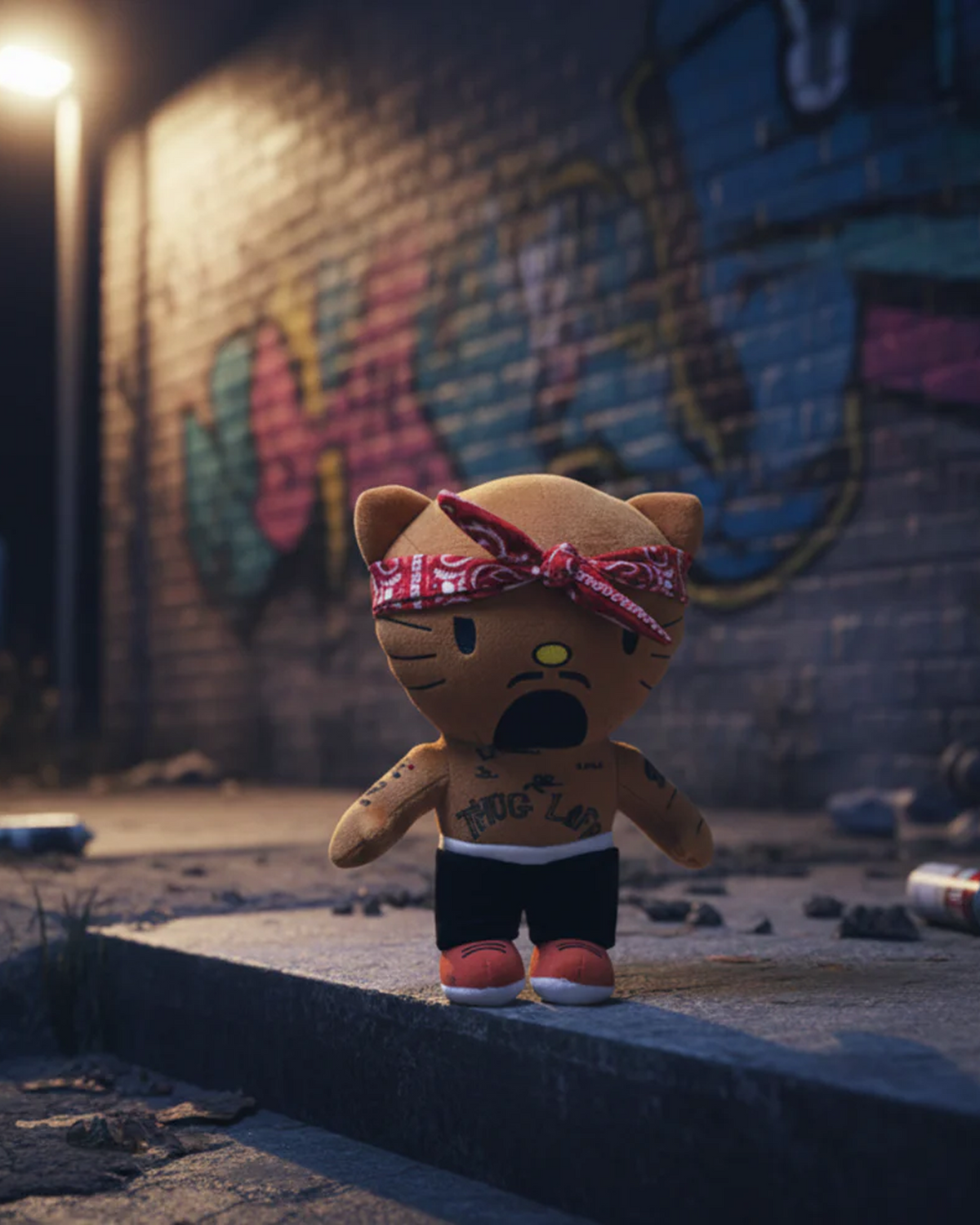 Tupac x Hello Kitty Plush