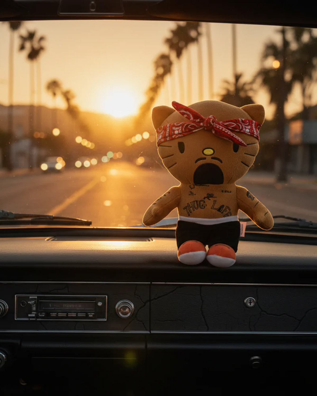 Tupac x Hello Kitty Plush