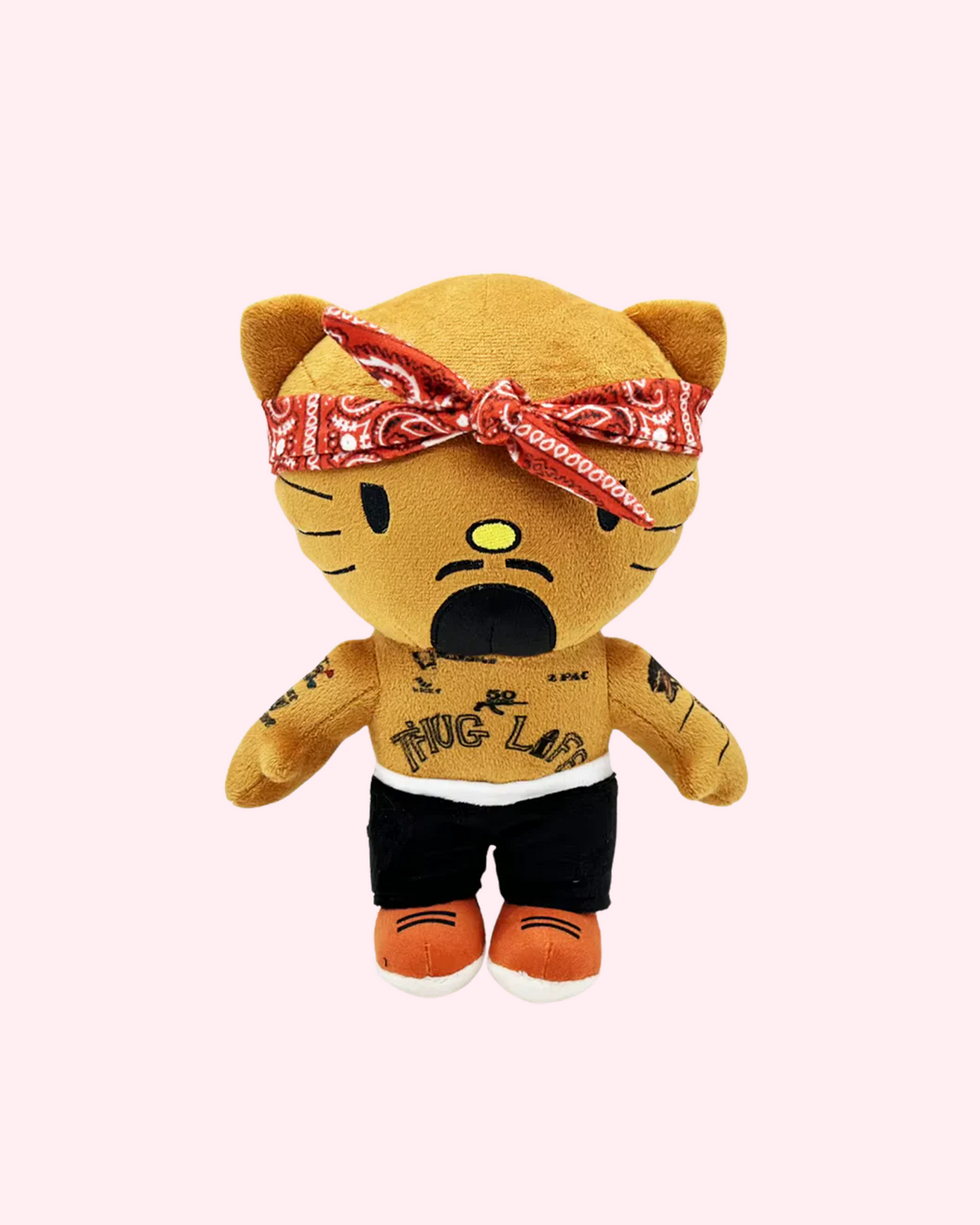 Tupac x Hello Kitty Plush
