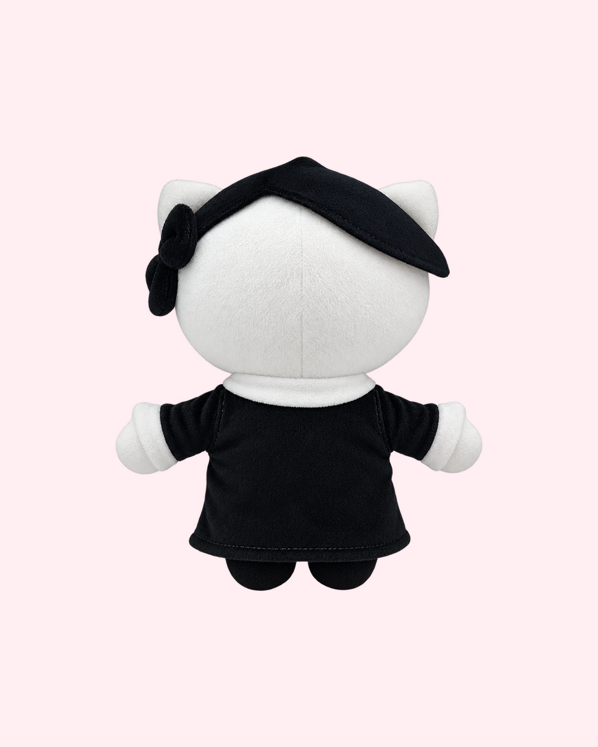 Wednesday x Hello Kitty Plush — reconstructed rear view
